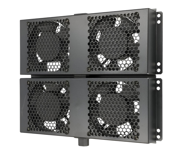 ExtraLink  Wentylator do szaf 19" 230V 350x320x50mm (czarna) - 1323220 - zdjęcie 3